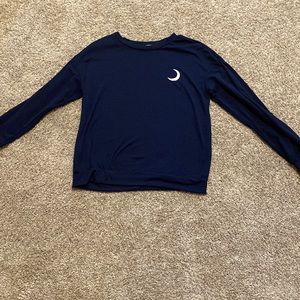 Dark blue Crewneck.   Brand: Romwe Size: Small (US 4) Color: Dark blue